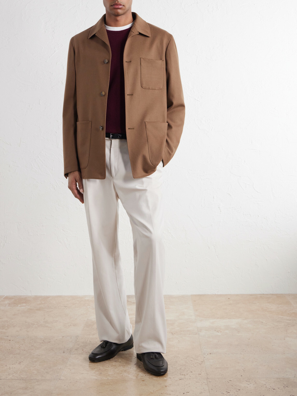 Canali - Wool-Blend Jacket - Brown