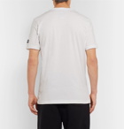 adidas Consortium - SPEZIAL Logo-Flocked Cotton-Jersey T-Shirt - White