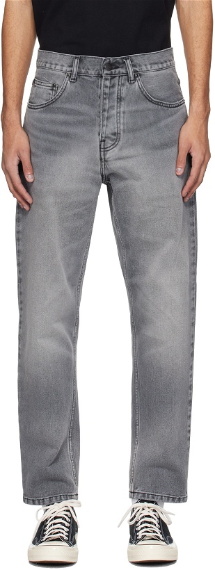 Photo: Carhartt Work In Progress Gray Newel Jeans
