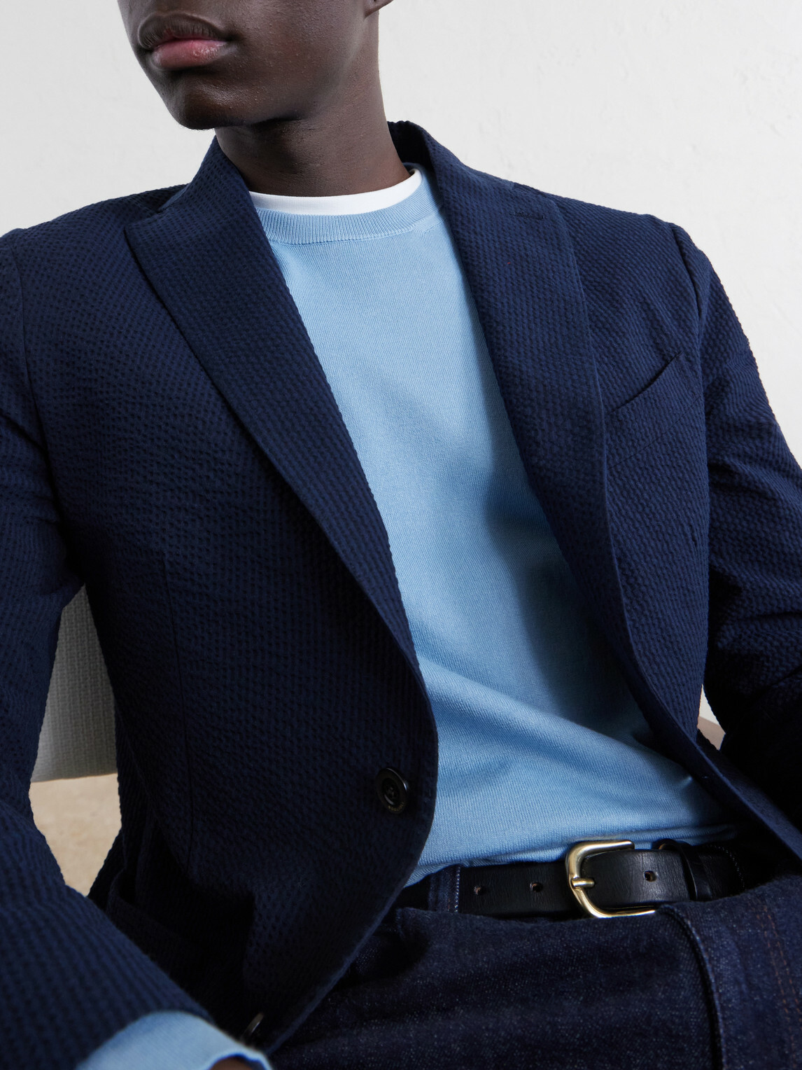 Boglioli - Cotton-Jersey Sweater - Blue