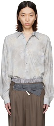 Magliano Blue Twisted Shirt