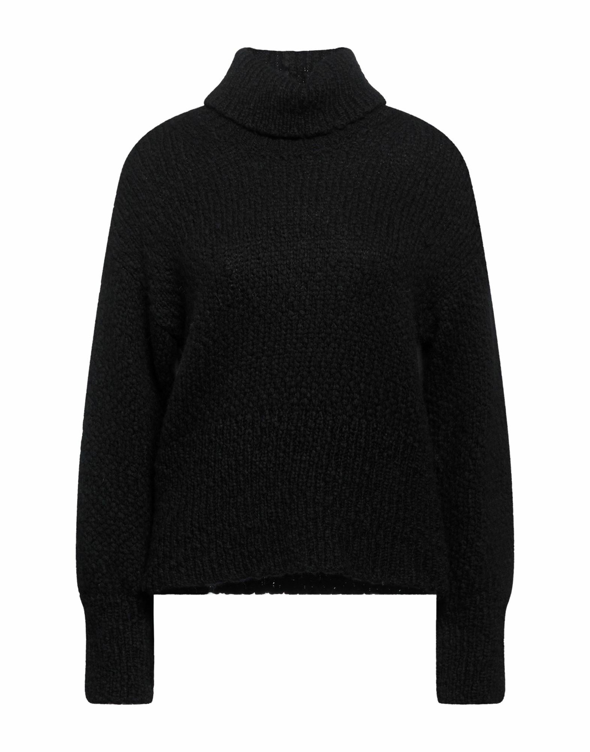 Manila Grace Womens Turtleneck in Black