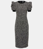 Max Mara Ieti cotton-blend midi dress