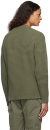 C.P. Company Green Lambswool Technical Sweater