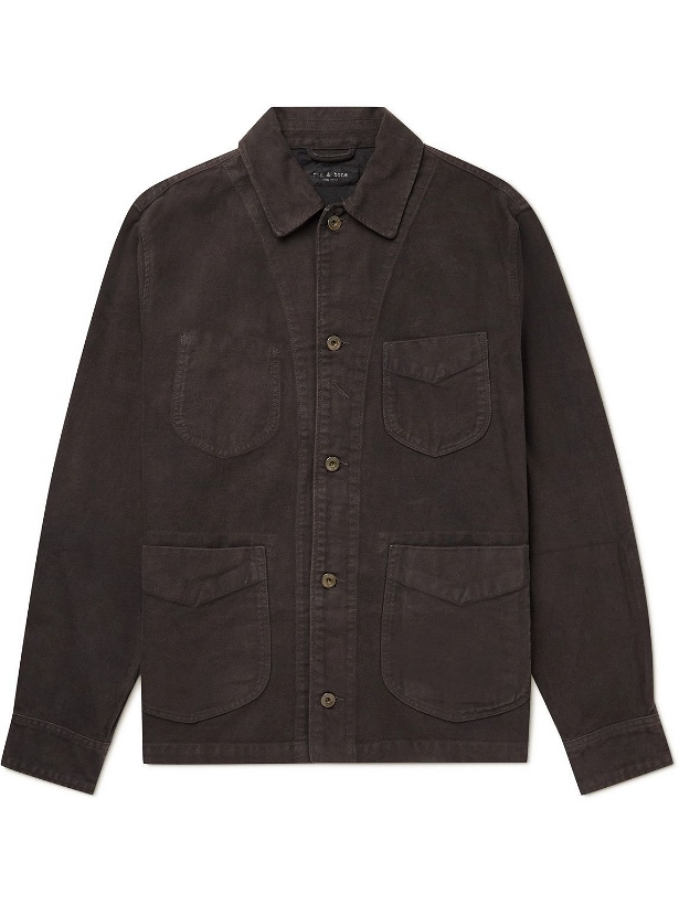 Photo: Rag & Bone - Mace Cotton-Moleskin Shirt Jacket - Brown