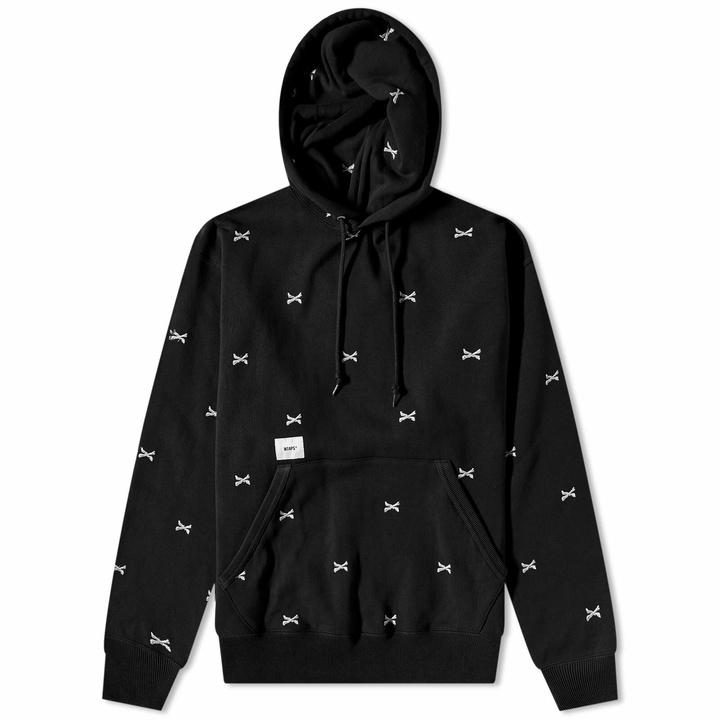 Photo: WTAPS Men's Acne Bones Hoody in Black