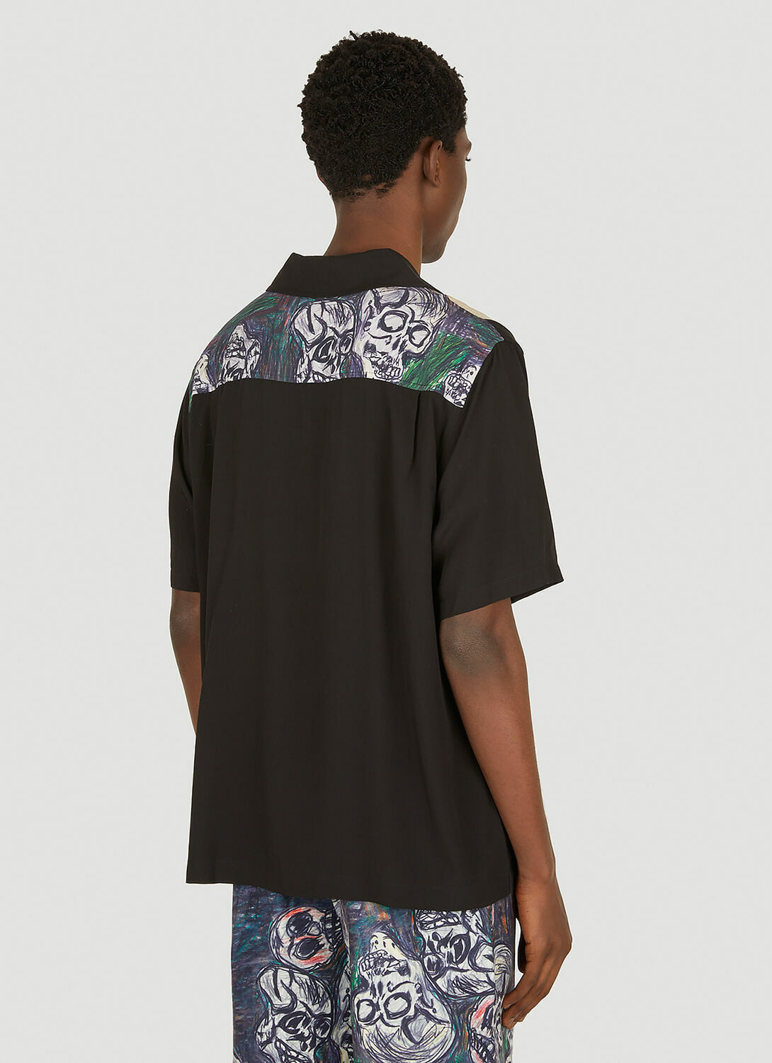 P.A.M. Skulls Bowling Shirt