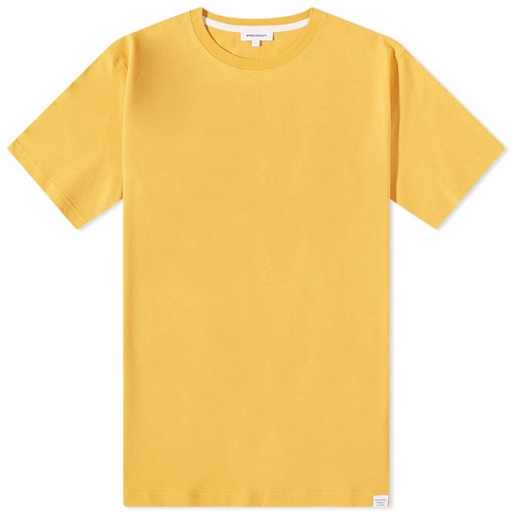 Photo: Norse Projects Men's Niels Standard T-Shirt in Industrial Yellow