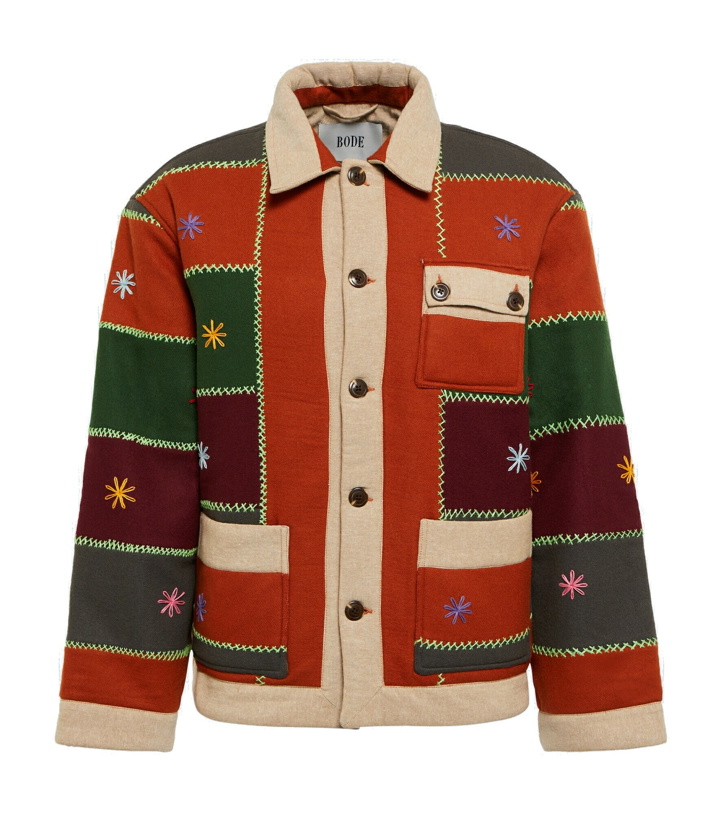 Photo: Bode - Embroidered Autumn Quilt jacket