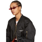 George Keburia Red Micro Cat-Eye Sunglasses