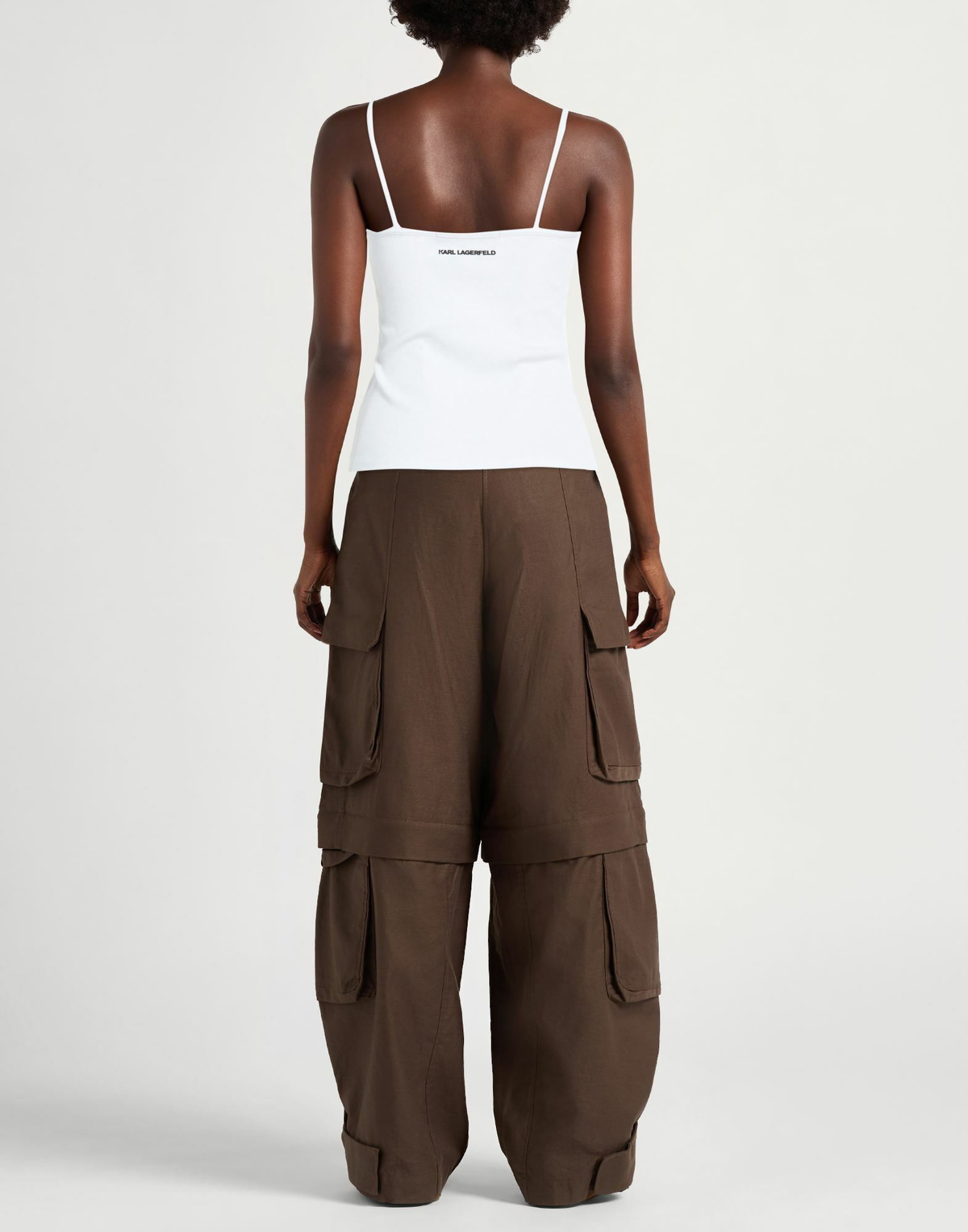 Karl Lagerfeld Womens Tank top in White