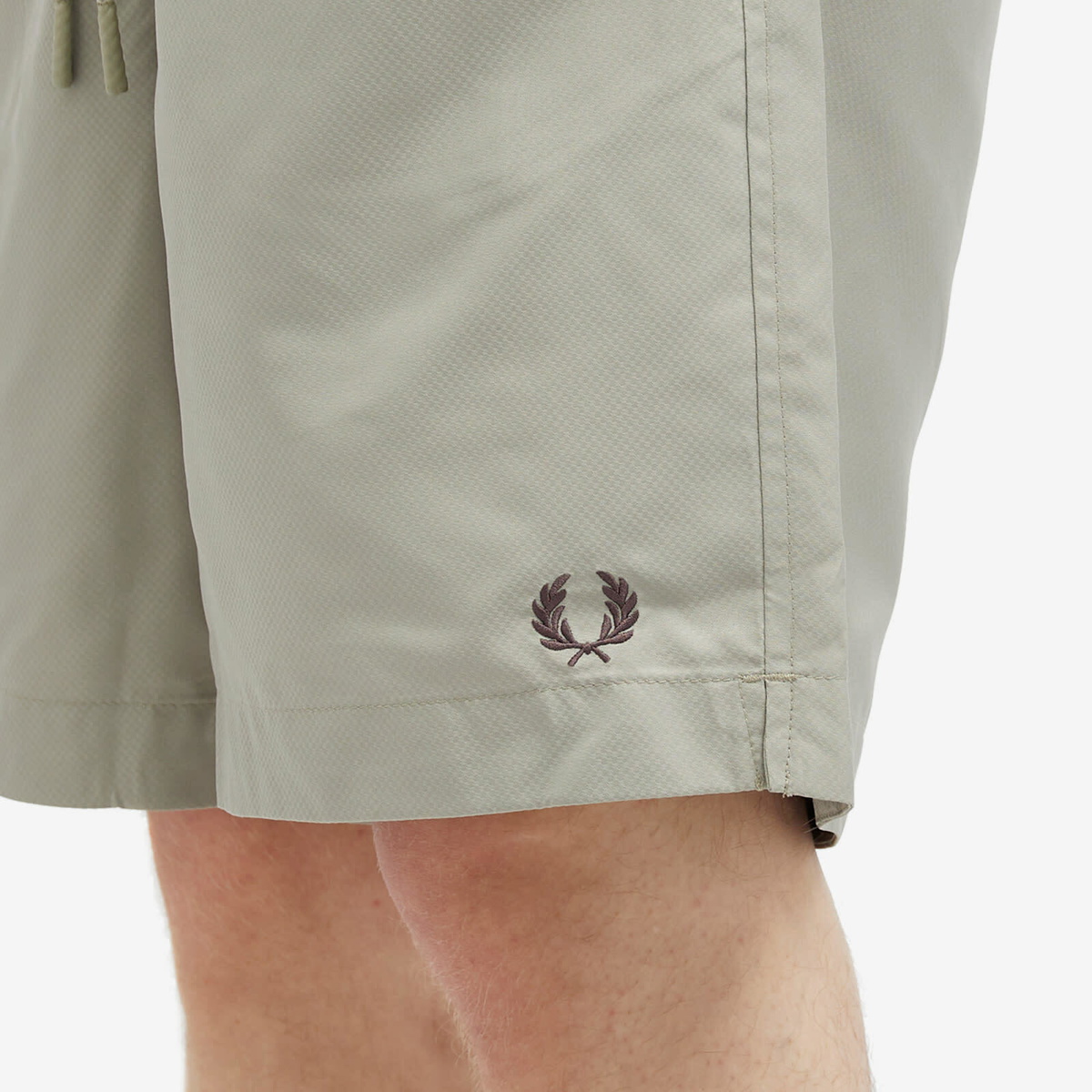 Fred Perry Men's Classic Swim Shorts in Warm Grey