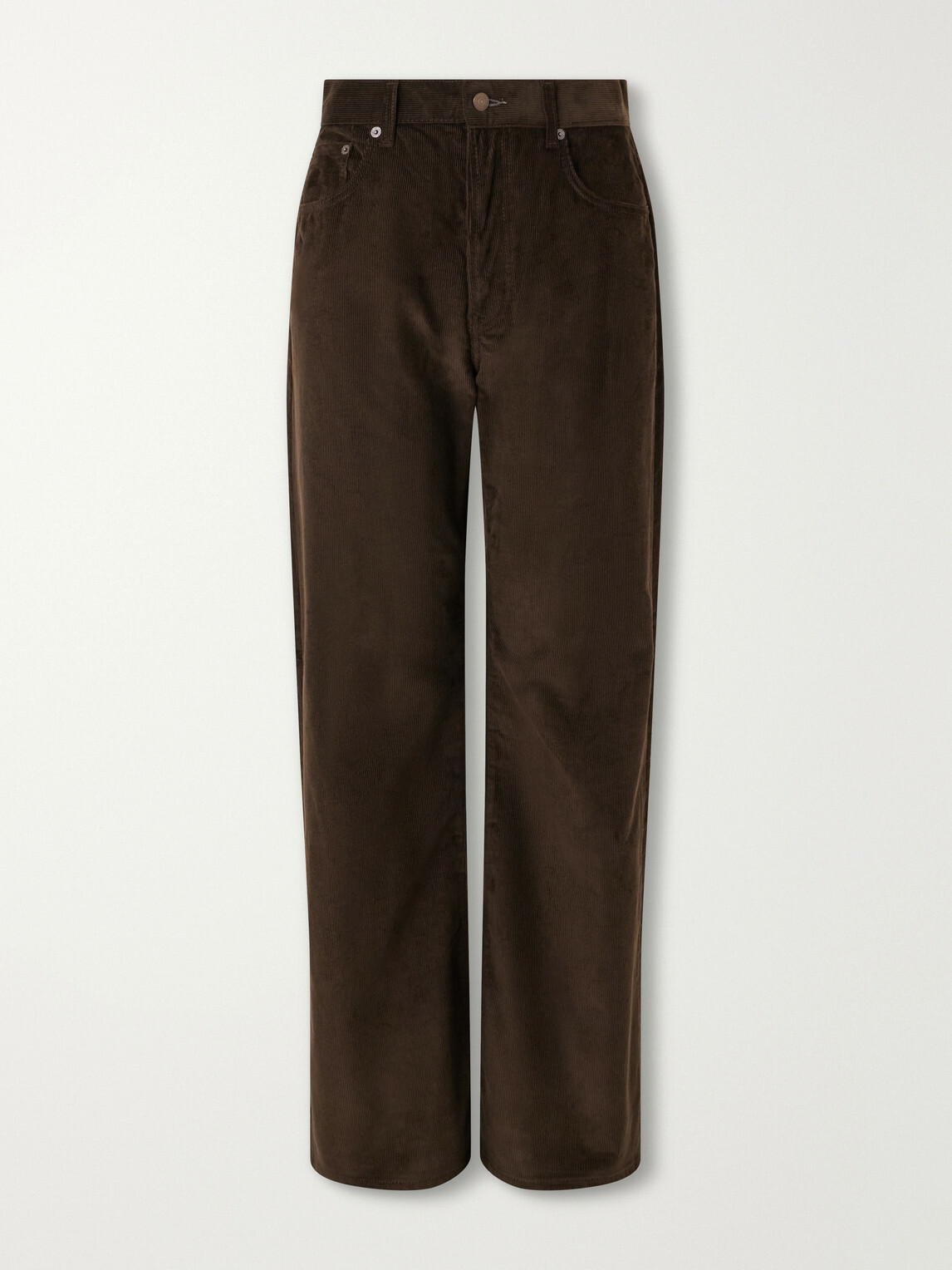 Acne Studios - Straight-Leg Cotton-Corduroy Trousers - Brown