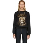 Versus Black Versus Versace Lion Sweatshirt