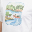 Foret Men's Canoe T-Shirt in White