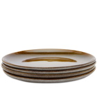 Soho Home Nero Side Plate - Set of Four in Green