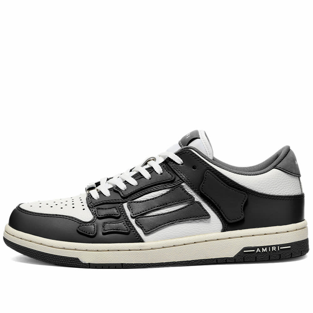 AMIRI Women's Skel Low Top Sneakers in White/Black Amiri