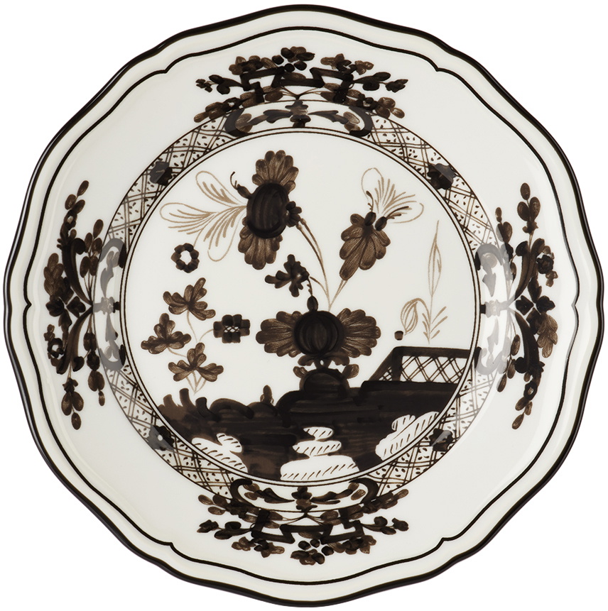 Ginori 1735 White Oriente Italiano Bread Plate