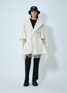 Moncler Belted Fringe Cape