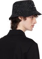 Versace Black Reversible 'La Greca' Bucket Hat