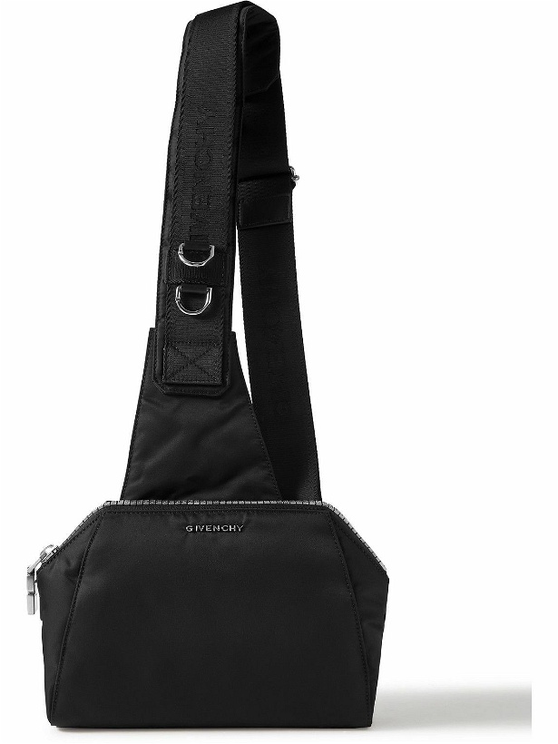 Photo: Givenchy - Antigona Leather-Trimmed Shell Messenger Bag