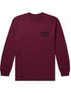 WACKO MARIA - Logo-Print Cotton-Jersey T-Shirt - Burgundy - S