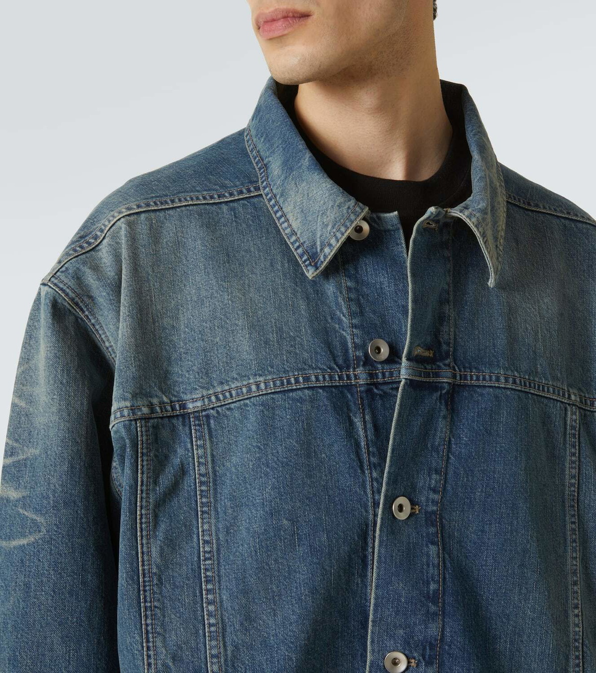 Rick Owens Jumbo Worker denim jacket