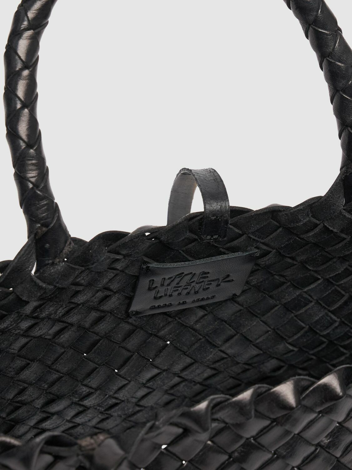 新品 定価1万8700円 イタリア製 LITTLE LIFFNER ミニバッグ LITTLE LIFFNER Mini Basket Leather Top Handle Bag Little Liffner