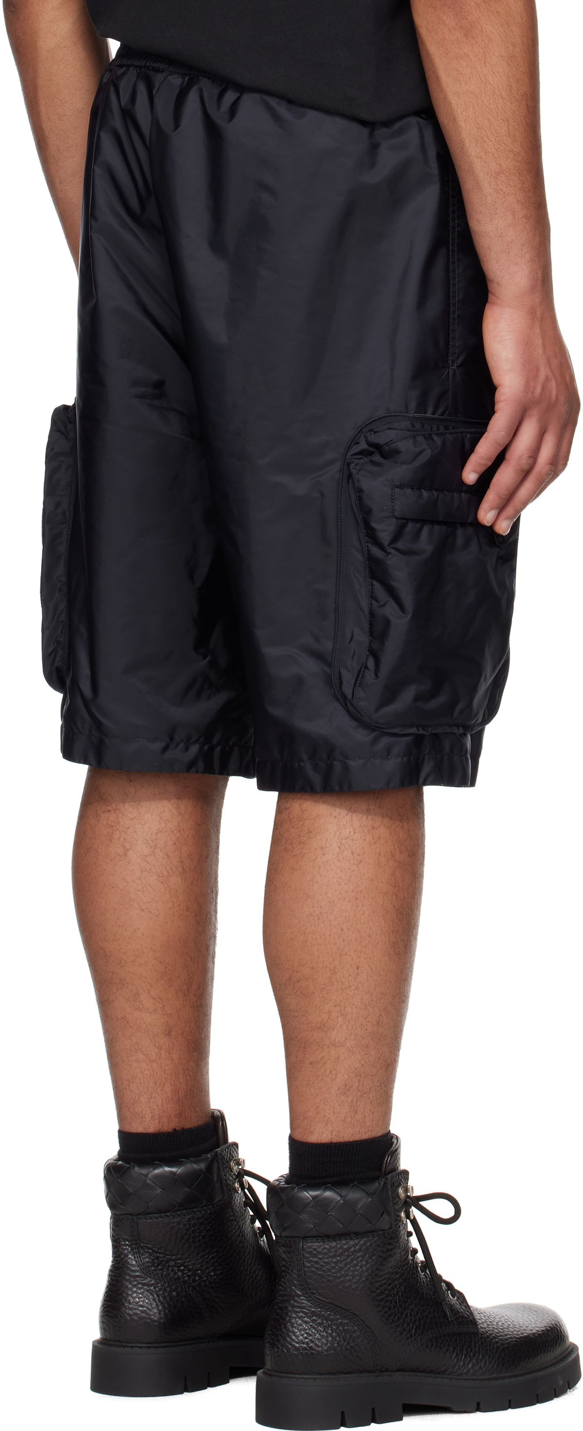 Moncler Genius Mercedes-Benz by NIGO Navy Bermuda Shorts