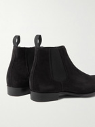 George Cleverley - Jason Suede Chelsea Boots - Black