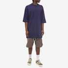 Rick Owens DRKSHDW Men's Jumbo T-Shirt in Indigo