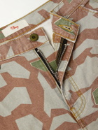 Cherry Los Angeles - Wide-Leg Camouflage-Print Shorts - Brown