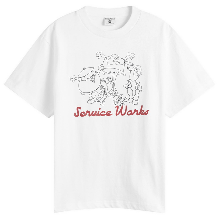 Photo: Service Works Men's Pots & Pans T-Shirt in White