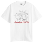 Service Works Men's Pots & Pans T-Shirt in White