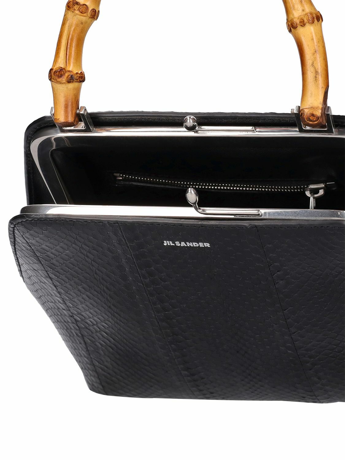 ☆送料関税込☆Jil Sander SMALL GOJI SQUARE ハンドバッグ☆ Jil sander Goji Bamboo Squareスモール ハンドバッグ (Jil