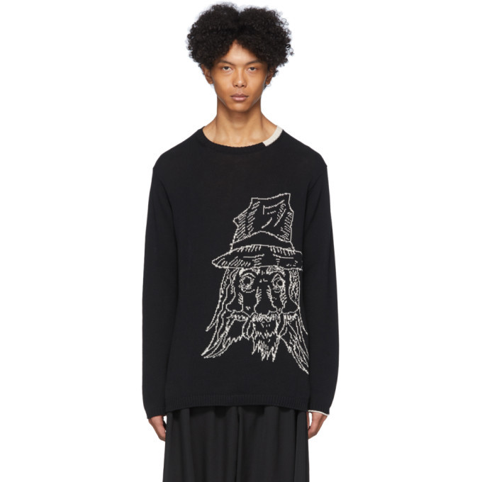 Photo: Yohji Yamamoto Black Yohji Sweater