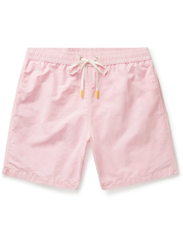 Photo: Hartford - Slim-Fit Mid-Length Swim Shorts - Pink