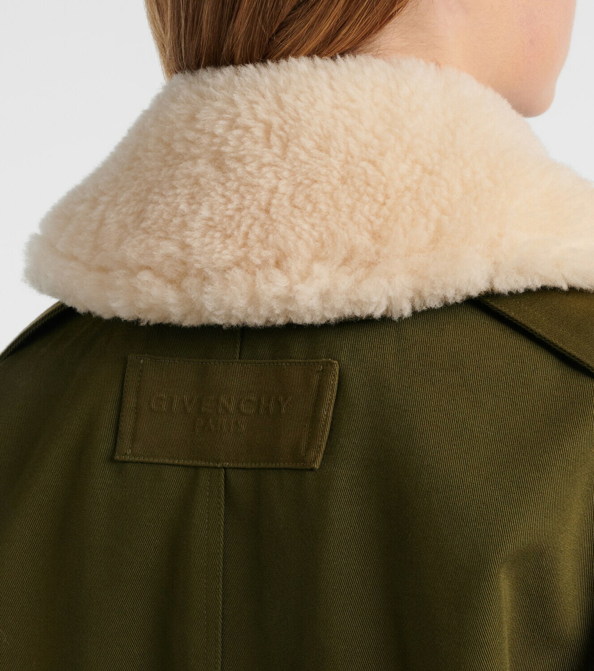 Givenchy Shearling-trimmed jacket