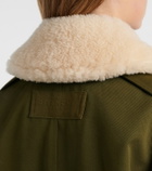 Givenchy Shearling-trimmed jacket