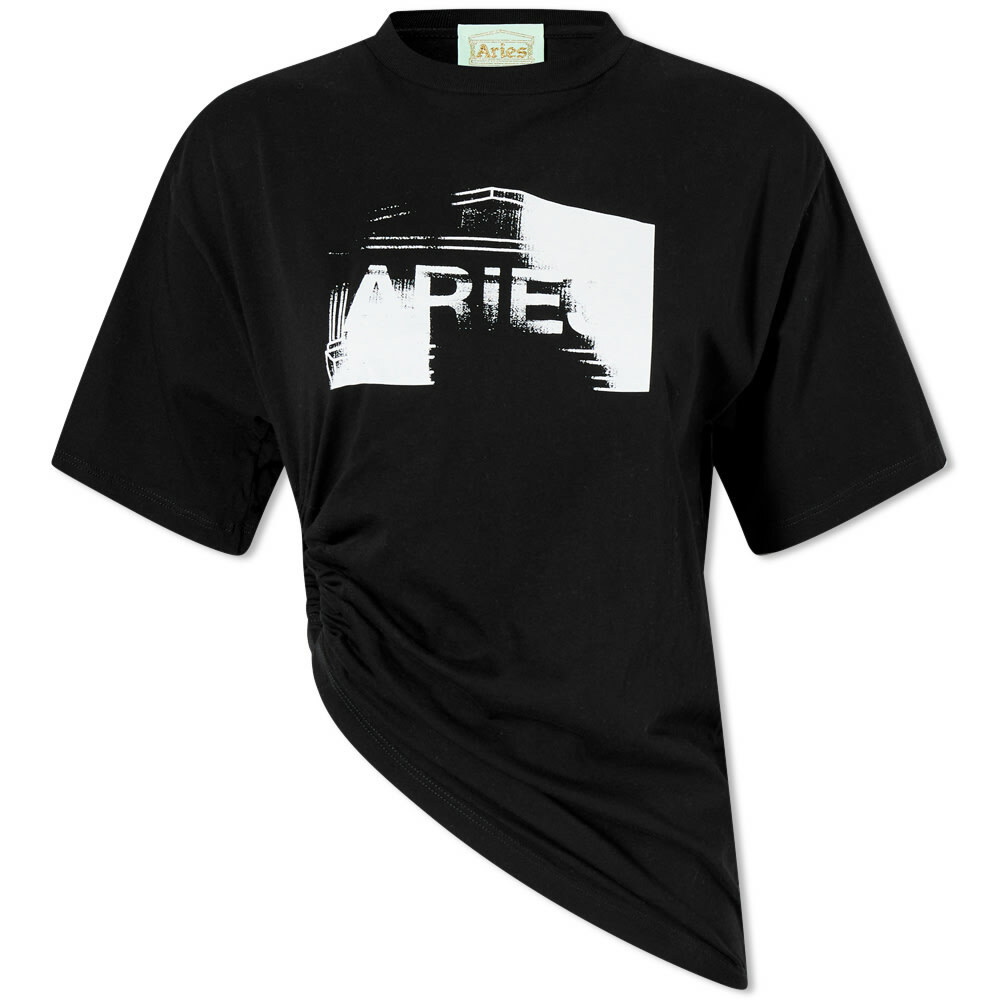 Photo: Aries Women's Scan Temple Ring T-Shirt in Black