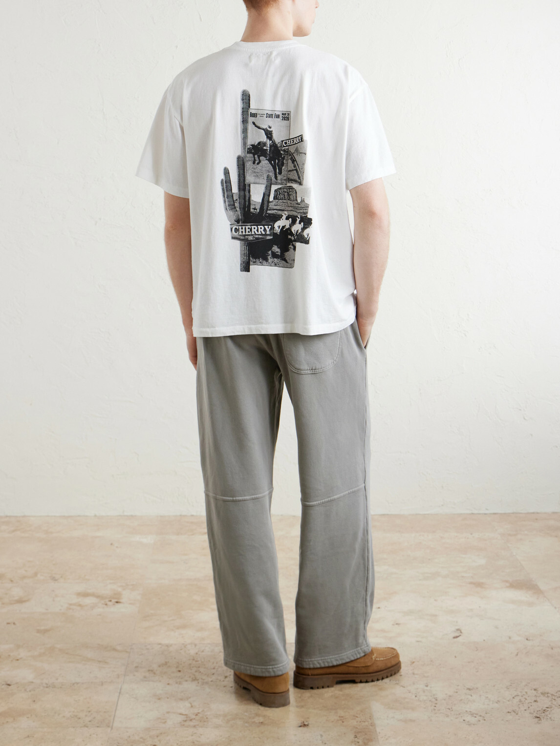 Cherry Los Angeles - Logo-Print Cotton-Jersey T-Shirt - White