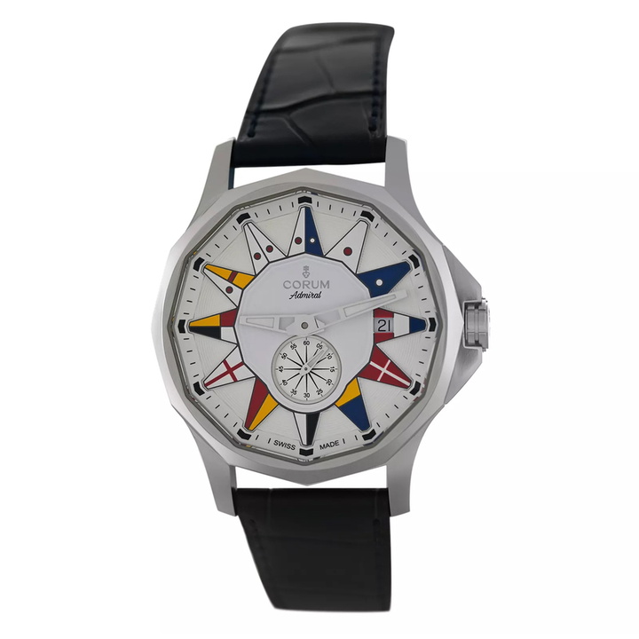 Photo: Corum Admiral Legend Automatic White Dial Mens Watch 395.101.20