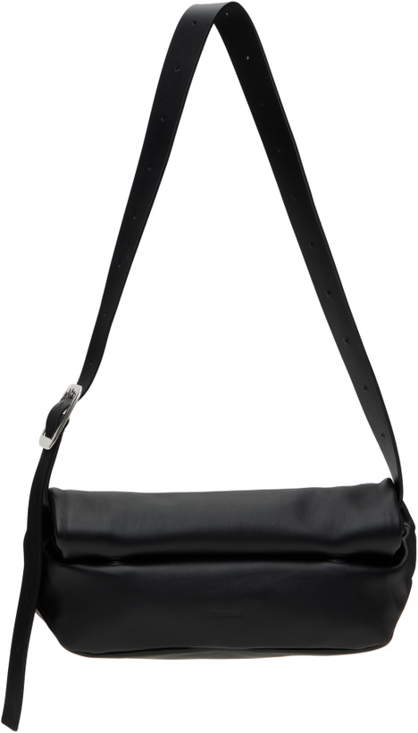 Photo: Jil Sander Black Rollup Small Square Belt Bag