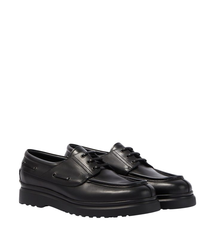 Photo: Tod's Leather boat shoes