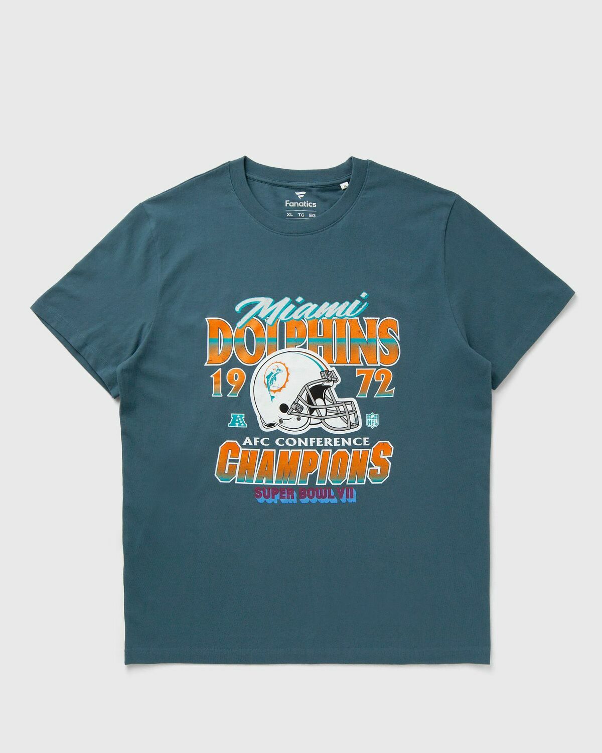 Fanatics Dolphins Champs Tee Blue Mens Shortsleefe