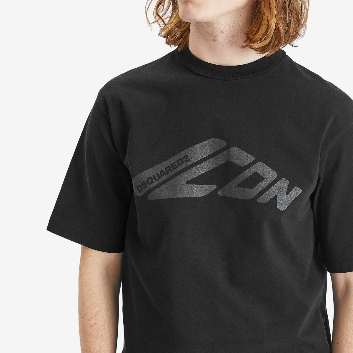 Dsquared2 Men's ICON Loose Fit T-Shirt in Black Dsquared2