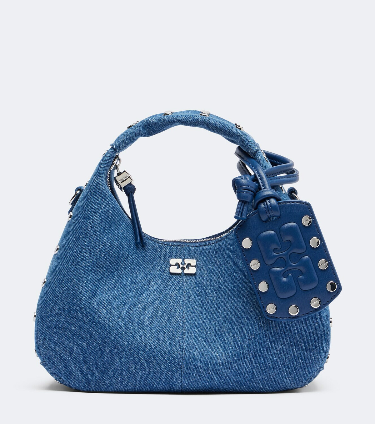 Ganni Mini denim tote bag