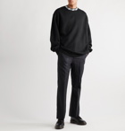 Acne Studios - Oversized Logo-Jacquard Fleece-Back Jersey Sweatshirt - Black