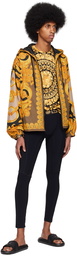 Versace Brown & Yellow Barocco 660 Jacket