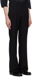 KOZABURO Black Dapper Trousers